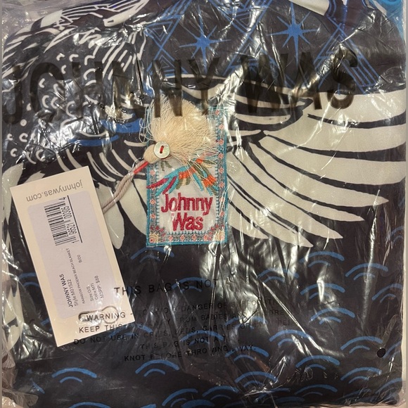 Johnny Was Rainbow phoenix beach blanket - Picture 5 of 6